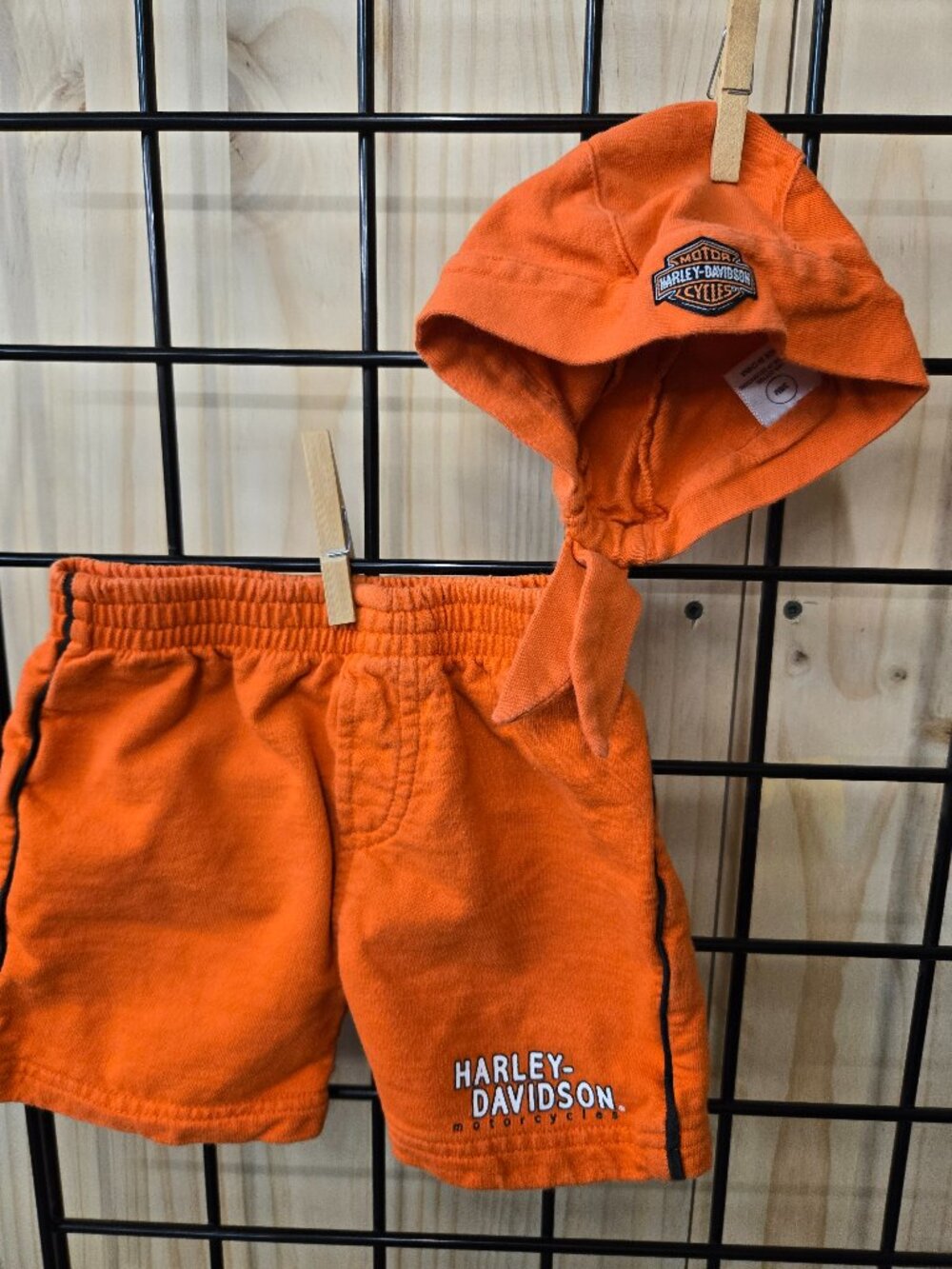 2 piece baby Harley Davidson set 3-6 months approx